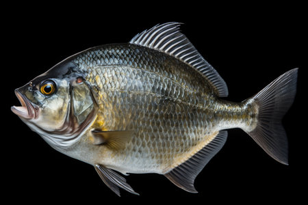 Piranha fish (Pygocentrus nattereri) close upの素材