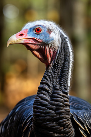 Portrait of wild turkeyの素材