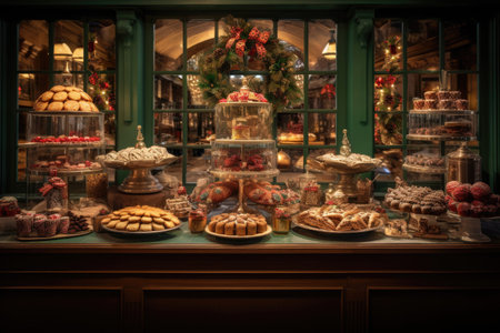 Bakery Christmas displayの素材