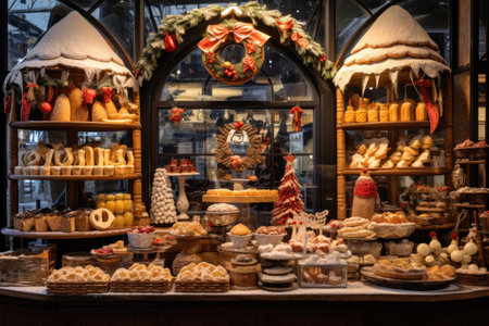 Bakery Christmas displayの素材