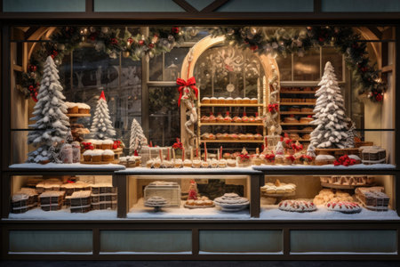 Bakery Christmas displayの素材