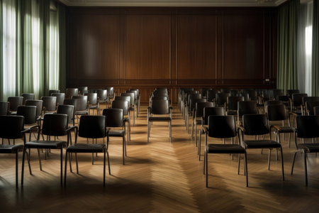 Empty conference roomの素材