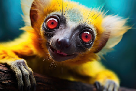 World wildlife day - An adorable and whimsical creature with expressive eyes and charming featuresの素材