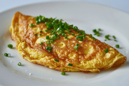 An artfully crafted French omeletの素材