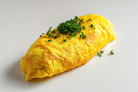 An artfully crafted French omeletの素材