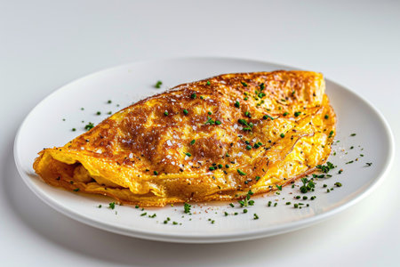 An artfully crafted French omeletの素材