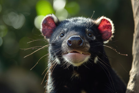 Close-up of a Tasmanian Devilの素材