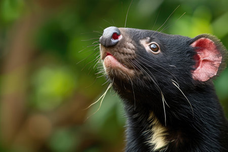 Close-up of a Tasmanian Devilの素材