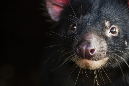 Close-up of a Tasmanian Devilの素材