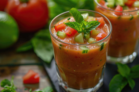 Spanish culinary heritage - Chilled gazpachoの素材