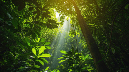 The enchanting beauty of the jungleの素材