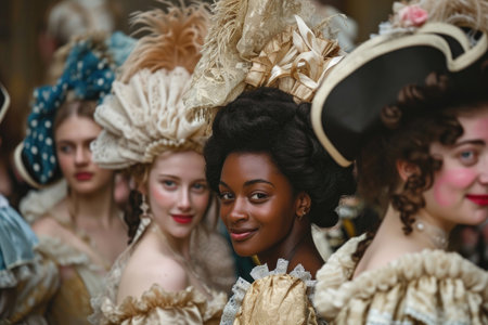 Portraits of 18th Century Parisian Societyの素材