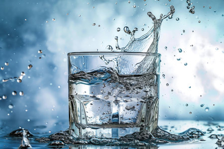 The exhilarating splash of cooling hydrationの素材