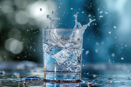 The exhilarating splash of cooling hydrationの素材