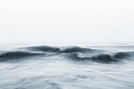 The serenity of ocean wavesの素材