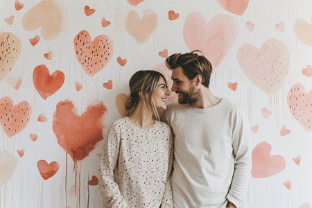 Design a modern Valentine's Day photo card with a minimalist aestheticの素材