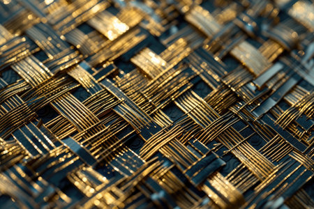 Abstract blockchain pattern, the fabric of digital financeの素材