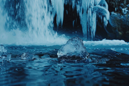 Liquid elements and harmonious visuals, promoting a sense of balance and well-beingの素材