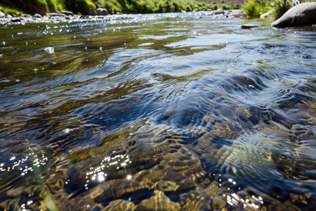 A captivating image showing the vital river resources that provide drinking water to communitiesの素材