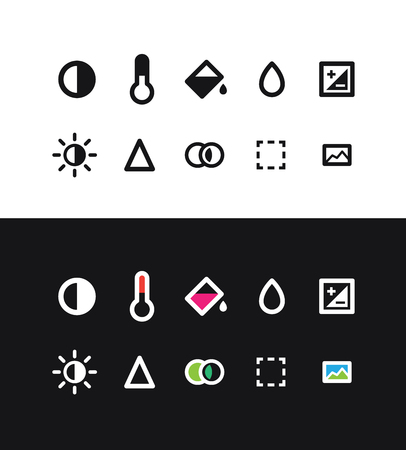 Editing application interface iconsのイラスト素材