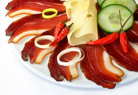 prosciutto ham の写真素材