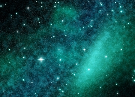 night sky with stars and nebula 