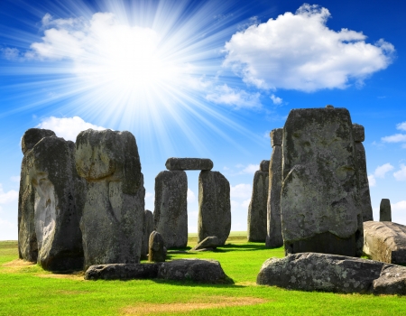 Historical monument Stonehenge,England, UK の写真素材
