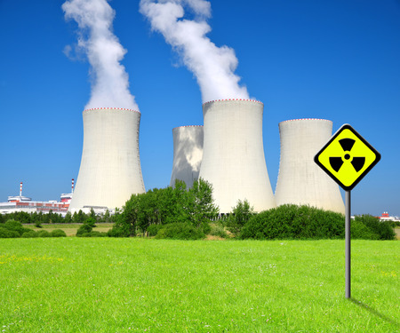 Nuclear power plant Temelin in Czech Republicのeditorial素材