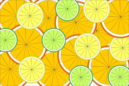 citrus textureのイラスト素材