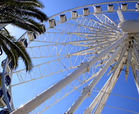 Giant ferris wheel.の写真素材