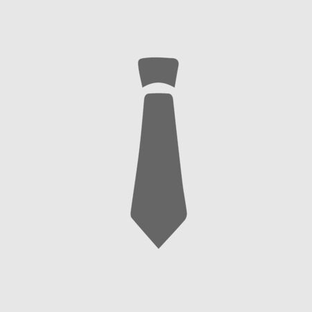 Tie vector icon eps 10. Necktie business symbol.のイラスト素材