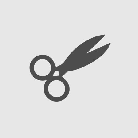 Scissors simple vector icon eps 10.のイラスト素材