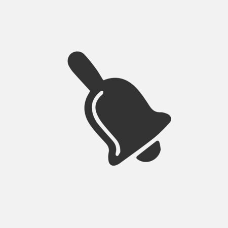 Bell christmas vector icon eps 10. Simple isolated illustration.のイラスト素材