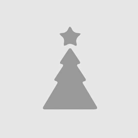 Christmas tree vector icon  . Simple isolated pictogram.のイラスト素材