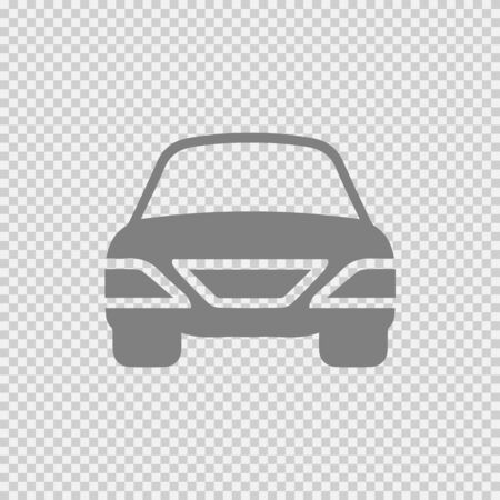 Car front vector icon. Simple isolated illustration.のイラスト素材