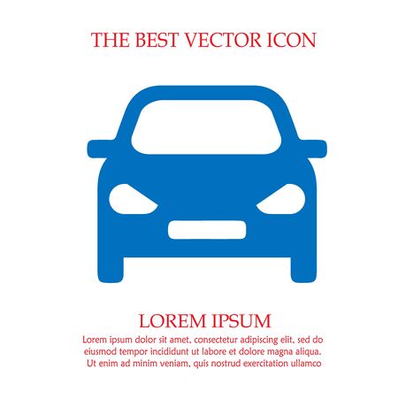 Car icon. Speed symbol. Vector illustration EPS 10.のイラスト素材
