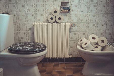 pictures of days of covid-19 indoorの写真素材