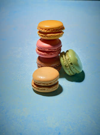 pictures of a sweet french dessertの写真素材