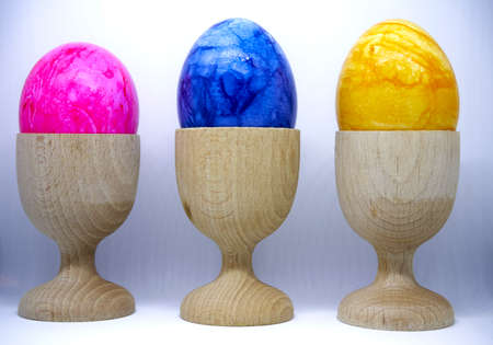 picture of eggs with a colorsの写真素材