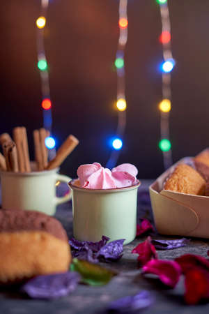 some biscuits ready to eat in celebration dayの写真素材
