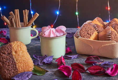 some biscuits ready to eat in celebration dayの写真素材