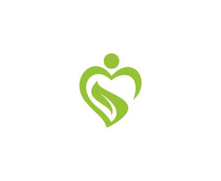 Leaf logoのイラスト素材