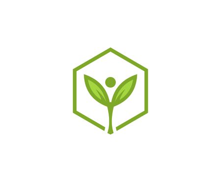 Wellness logoのイラスト素材