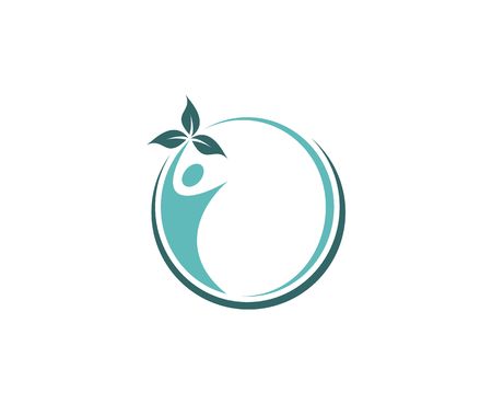 Wellness logoのイラスト素材