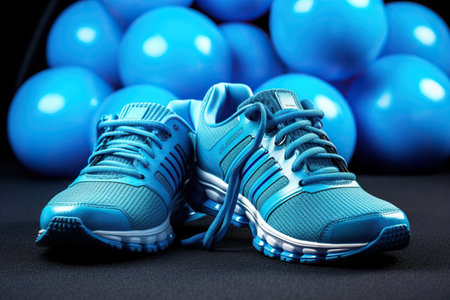 Accessories for fitness and sport shoes, generative aiの素材