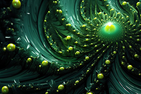 ferrofluid chaos swirling, illustration, generative aiの素材