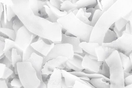 Fresh Coconut Strips Background Close Upの写真素材