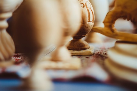 Clogs made of poplar wood. Manufacturing facility of Klompen, traditional Dutch shoes for everyday useの写真素材