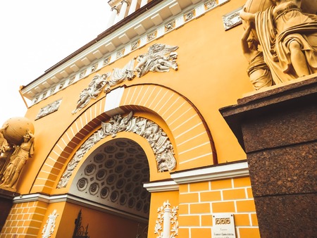 ST PETERSBURG, RUSSIA - 07.08.2017: beautiful building of St. Petersburgのeditorial素材
