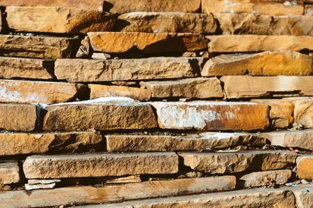 Seamless texture, background, stone lined with granite walls. sandstone. stone background wall. Facing Stoneの写真素材